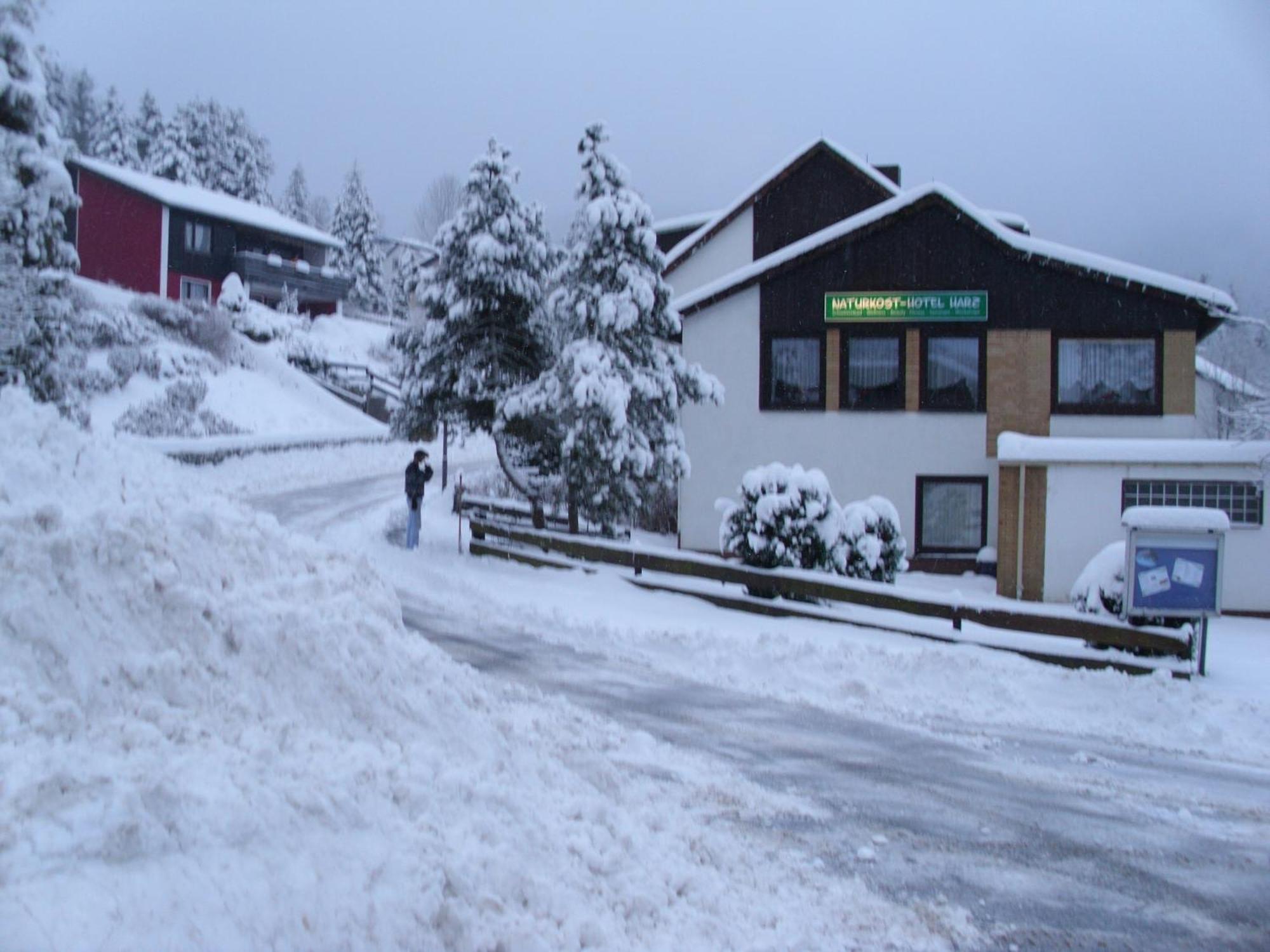 Naturkost-Hotel Harz Bad Grund Exterior foto